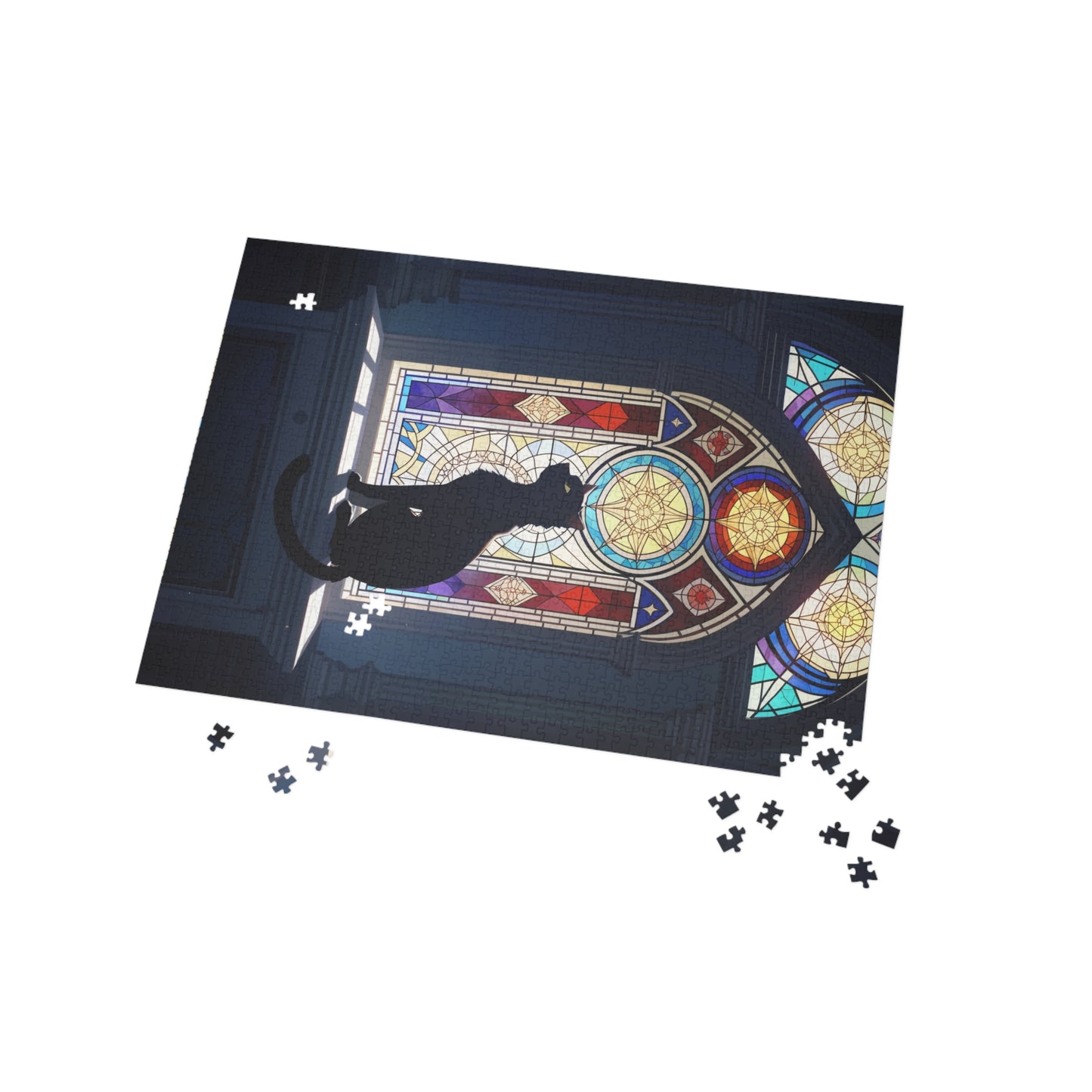 Cat Jigsaw Puzzle -Mysterious Black Cat