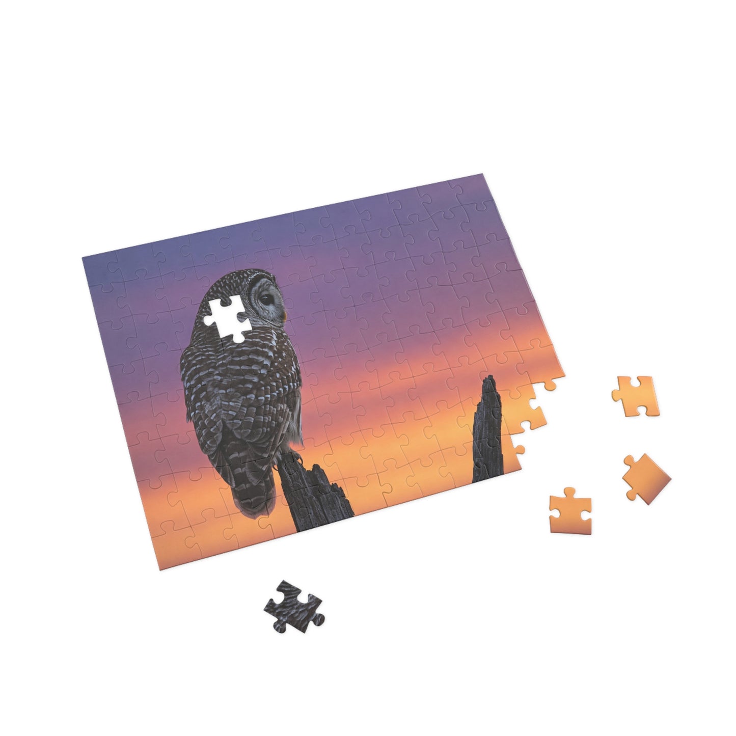 Jigsaw Puzzle - Owl Perched on Tree