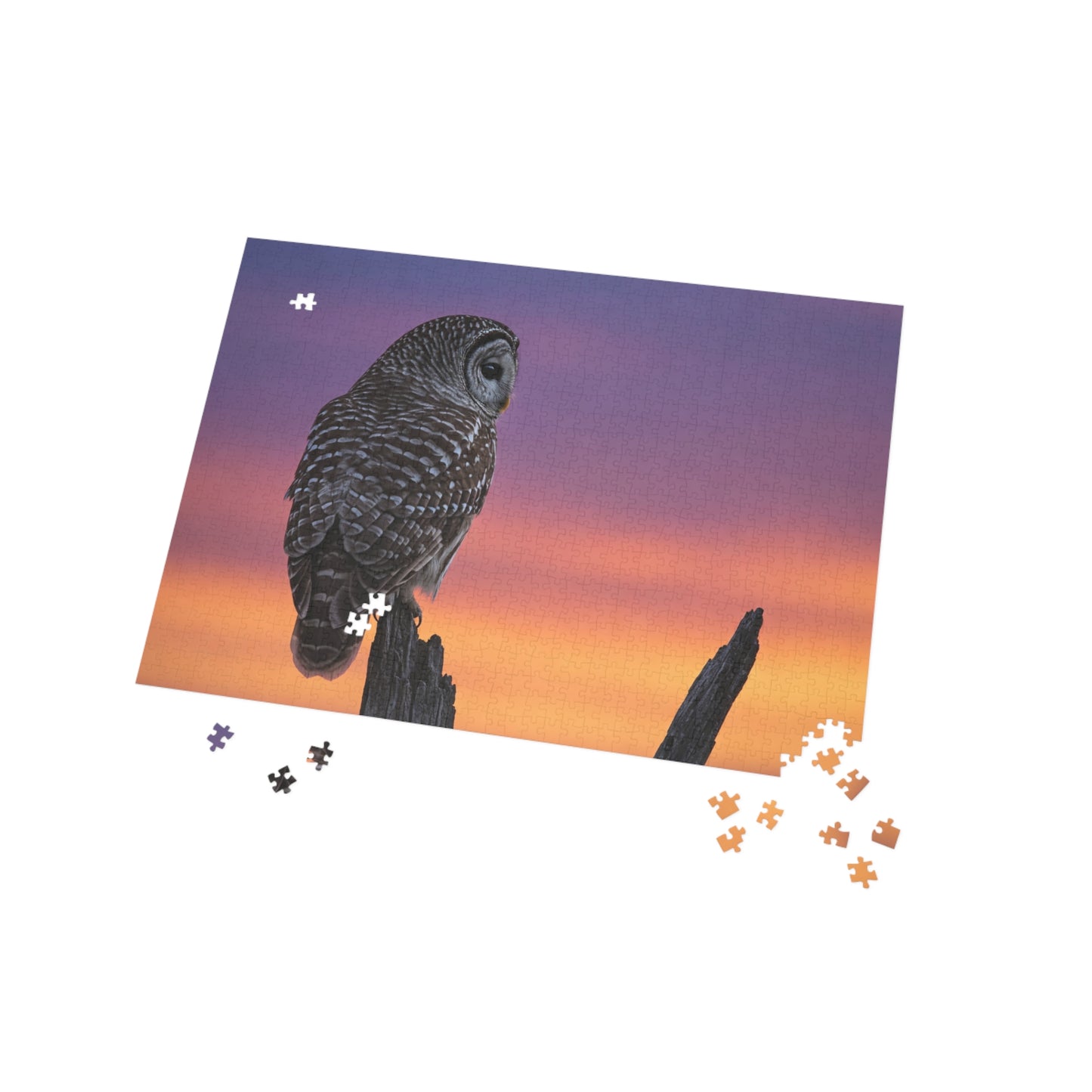 Jigsaw Puzzle - Owl Perched on Tree