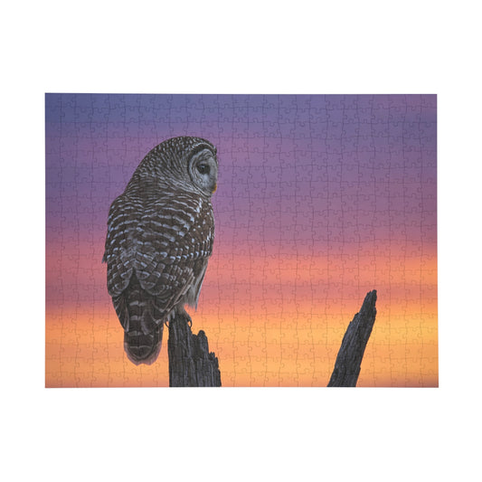 Jigsaw Puzzle - Owl Perched on Tree