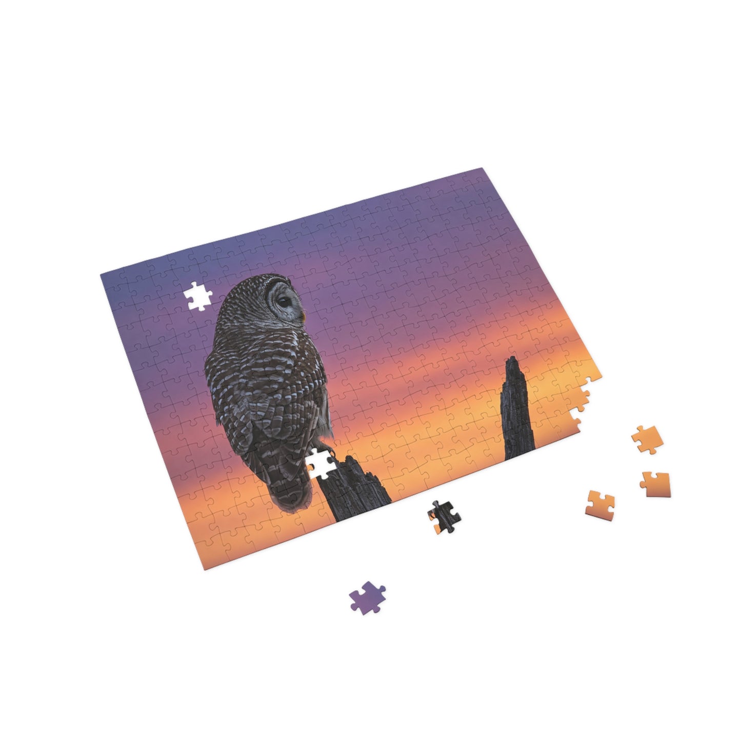 Jigsaw Puzzle - Owl Perched on Tree