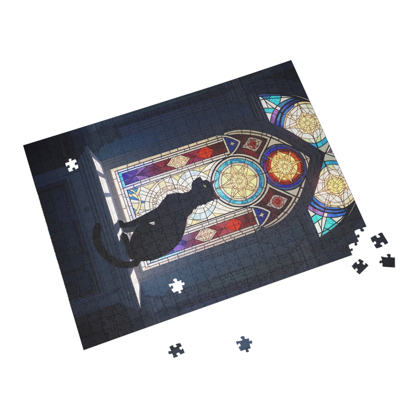 Cat Jigsaw Puzzle -Mysterious Black Cat